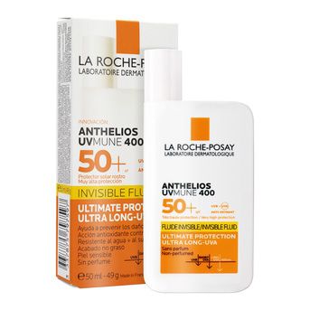 Protector Solar La Roche-Posay Anthelios Fluido Invisible FPS50+ 50 ML