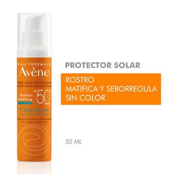 Protector Solar Avene Emulsión Cleanance SPF 50+ 50ml