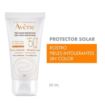 Protector Solar Avene Crema Mineral SPF 50+ 50ml