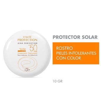 Protector Solar Avene Compacto color Dorado SPF 50+ 10gr