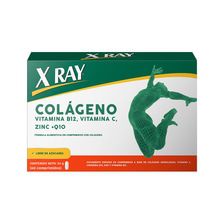 X Ray Colágeno Vitamina B12 Vitamina C Zinc Q10 60 Compr
