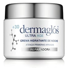 Crema Hidratante De Noche Dermaglos Ultra Age +30 Reparadora 50g