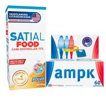 Kit Dietario: Satial Food Polvo 50 ml + Quemador AMPK 60 cmp