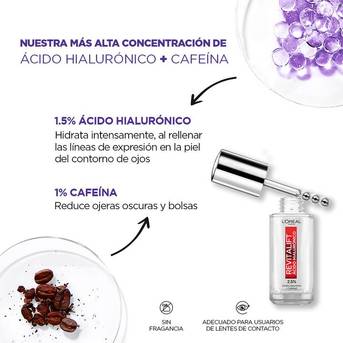 Serum Ojos L´Oréal Paris Revitalift Ácido Hialurónico 20 ML