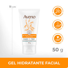 Crema Gel Aveno Hidratante Facial Piel Sensible Mixta x50g