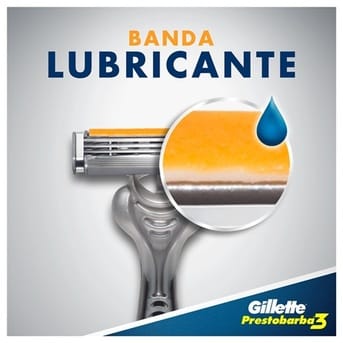 Máquina de Afeitar Desechable Gillette Prestobarba 3 4un