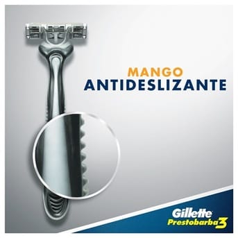 Máquina de Afeitar Desechable Gillette Prestobarba 3 4un