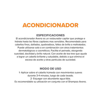 Acondicionador Aveno Restaurador Capilar x250ml