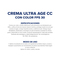 Crema Dermaglós Ultra Age CC Cream con color FPS30 x50g