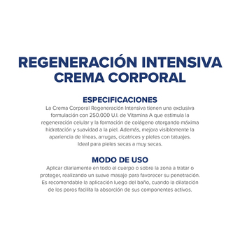 Crema Corporal Dermaglós Regeneración Intensiva x100g