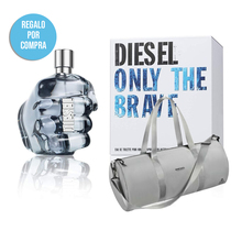 Set Diesel: Perfume Hombre Only The Brave EDT 200 ml + Bolso