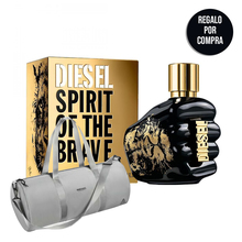 Set Diesel Perfume Hombre Spirit of the Brave 200 ml + Bolso