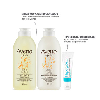 Kit Aveno Capilar Infantil + Hipoglós Cuidado Diario 30g
