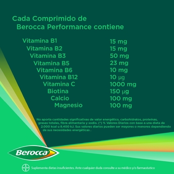 Berocca Performance Comprimidos Efervescentes 30un