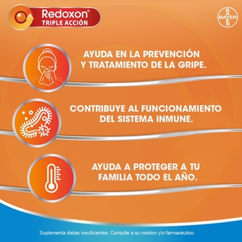 Redoxon Triple Acción Comprimidos Recubiertos Vitamina C 10u