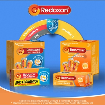 Redoxitos Vitamina C Frutilla 25 Pastillas Masticables Redoxon