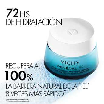 Crema hidratante Vichy Mineral 89 sin fragancia 50 ml