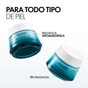 Crema hidratante Vichy Mineral 89 sin fragancia 50 ml