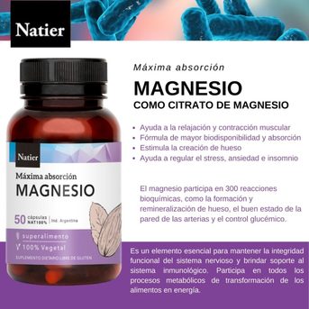 Comprá Magnesio en Polvo Natier 150 g