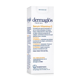 Serum Dermaglós Facial Vitamina C 25 ml x 25 ml