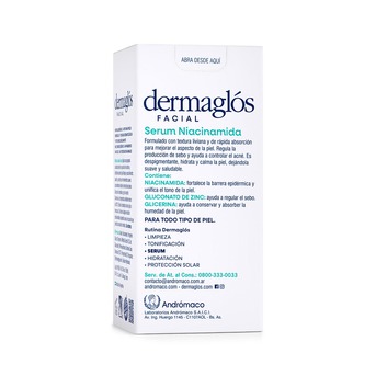 Serum Dermaglós Facial Niacinamida x 30 ml