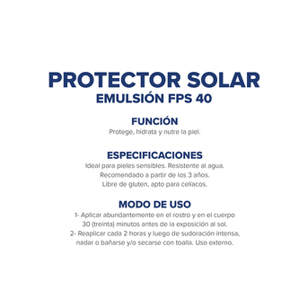 Kit Protector Solar Dermaglós Emulsion FPS 40 x6 Unidades