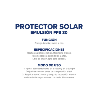 Kit Protector Solar Dermaglós Emulsion FPS 30 x6 Unidades