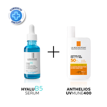 Kit La Roche-Posay Serum Hyalu B5 + Anthelios UV Mune 400