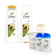 Dove Ritual Fortalecimiento Shampoo + Acondicionador +Regalo
