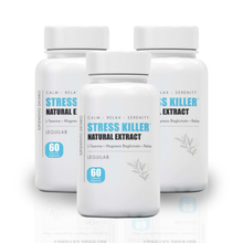Kit Suplemento Stress Killer Relajacion Natural 60 cap x 3 u