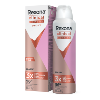 Desodorante Femenino Rexona Clinical Classic 96h x 150ML