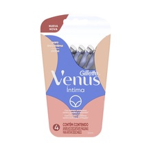 Máquina de Afeitar Femenina Gillette Venus Intima x4 u