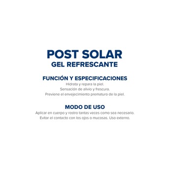 Gel Post Solar Dermaglós x 300 gr
