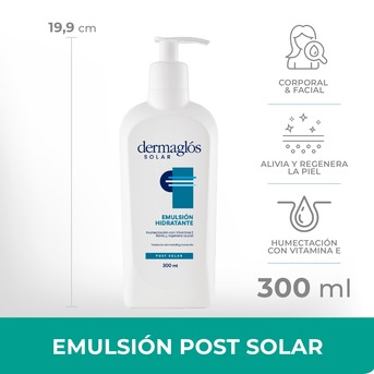 Emulsión Dermaglós Post Solar x 300g