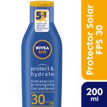 Emulsión Protector Solar Nivea FPS30 Protect&Hidrate 200ml