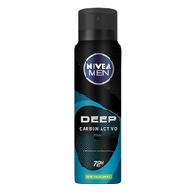 Desodorante Nivea Men Deep Carbon Activo sin Siliconas 150ml