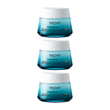 Vichy x3 und Crema hidratante facial Mineral 89 textura rica