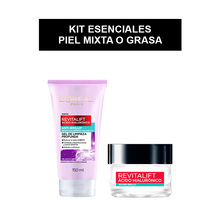 Kit Piel Mix/Gras LOreal Paris: Gel de Limpieza + Gel Crema