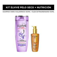 Kit Elvive Hidra Hialurónico Shampoo y Oleo Extraordinario