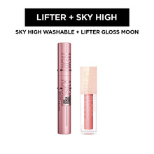 Set Maybelline: Mascara Sky High WSH + Lifter Gloss Moon
