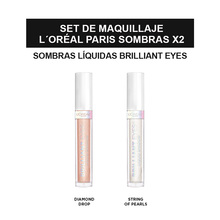 Set de Maquillaje L'Oreal Paris Sombras Brillinat Eye x2