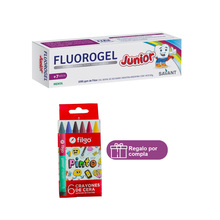 Fluorogel Junior Menta Gel Dental Con Fluor + Regalo