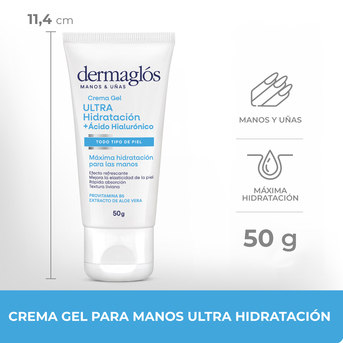 Dermaglós Ultra Manos y Uñas Crema Gel x50g