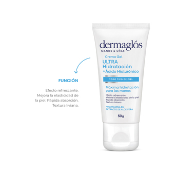 Dermaglós Ultra Manos y Uñas Crema Gel x50g