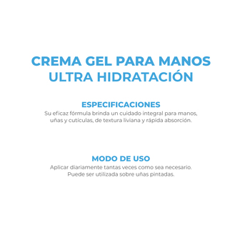 Dermaglós Ultra Manos y Uñas Crema Gel x50g