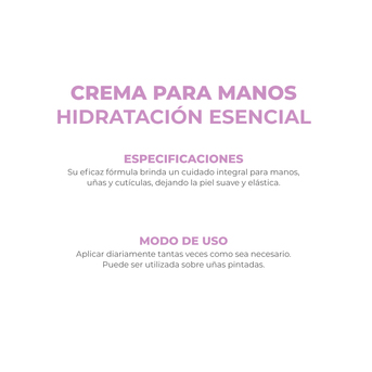 Crema Dermaglos Manos y Uñas Hidratación Esencial 100 gr