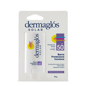 Protector Solar Dermaglós en Barra FPS50 x 14g