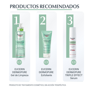 Gel Limpiador Eucerin Dermopure Oil Control Piel Grasa 200 Ml