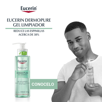 Gel Limpiador Eucerin Dermopure Oil Control Piel Grasa 200 Ml