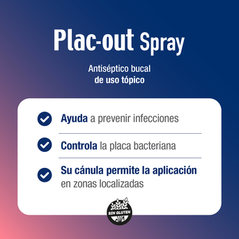 Antiséptico En Spray Plac-out Agente Antiplaca Bucal 60 ml